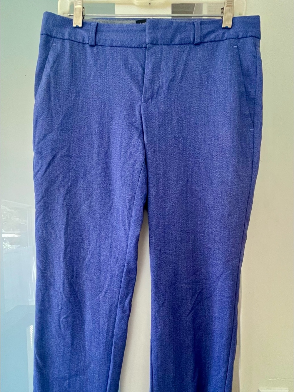 Banana Republic Avery Pants Women 4 Cobalt Blue Stretch Slim
Ankle Career